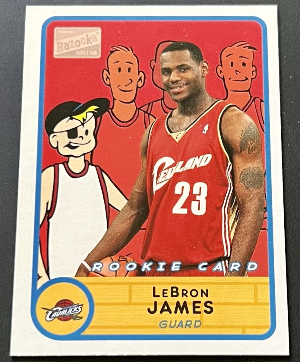 LEBRON JAMES 03-04 Topps Bazooka #276 RC ROOKIE ! CAVALIERS ! | eBay