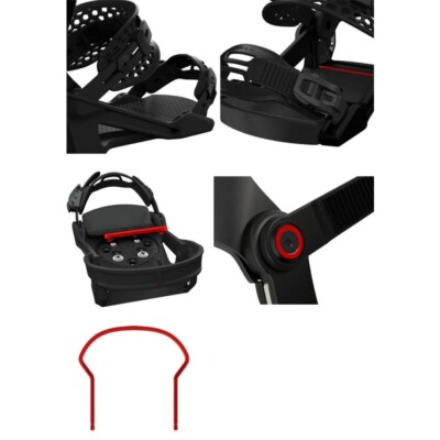 24-25 Clew Step In FREEDOM 1.0 Binding Snowboard White Black S M L