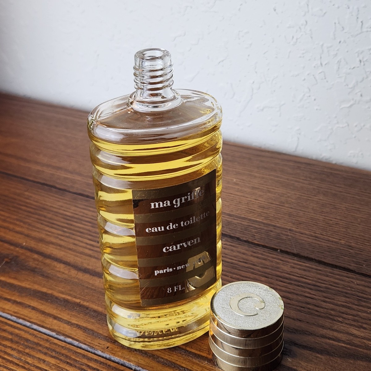 VINTAGE MA GRIFFE CARVEN PARIS New York EAU DE COLOGNE 8 FlOZ