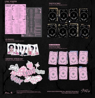 STRAY KIDS SKZ IT TAPE DO IT Album ACCORDION 8 Ver SET/8CD+8 P