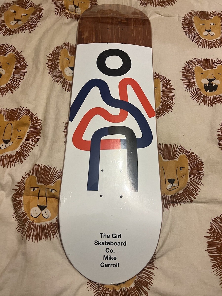 RARE The Girl Mike Carroll Skateboard Co. Woodgrain G016 Deck
