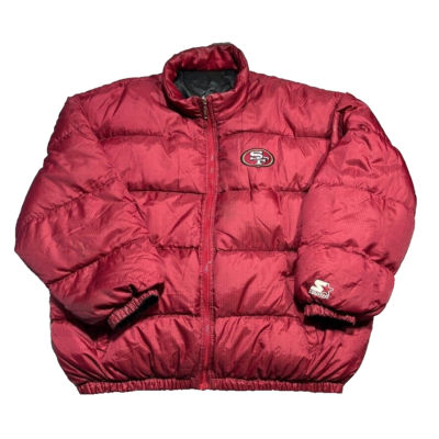 San Francisco 49ers Jacket Mens XL Vintage Starter Puffer