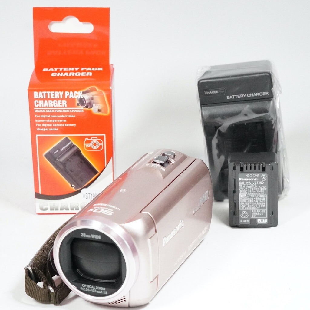 Panasonic HC-V550M Digital HD Video Camera Camcorder Pink Gold
