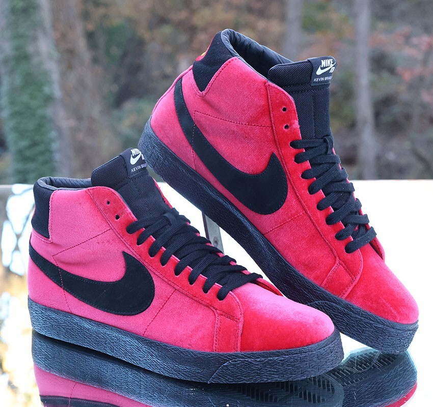 Nike SB Zoom Blazer Mid Kevin Bradley x Hell Men's Size 13 Red