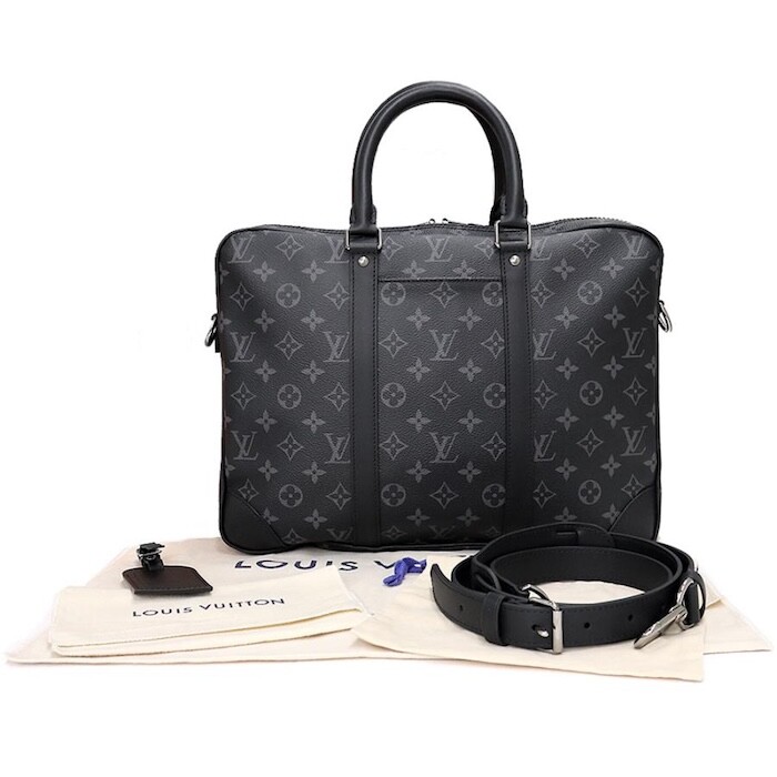 LOUIS VUITTON Business Bag Briefcase M46457 Monogram Eclipse