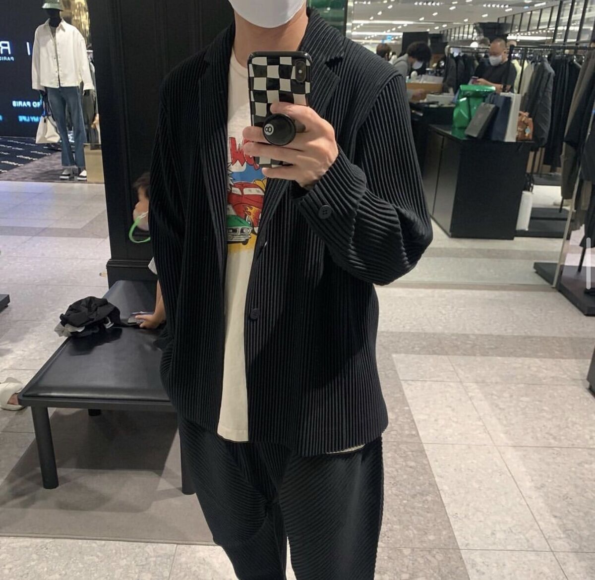 Issey Miyake Homme Plisse Pleated Jacket | eBay