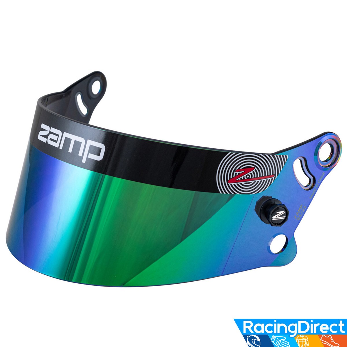 ZAMP Z20 Green Prizm Chrome Shield- Helmet Visor Fits RZ-59 RZ-62