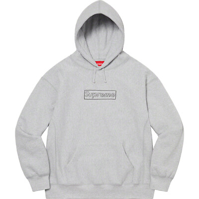 Supreme x KAWS Chalk Logo Hooded Sweatshirt SS21 (SS21SW39) Men