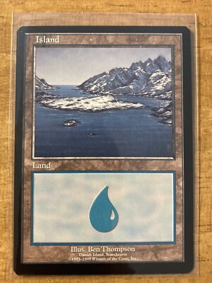 MTG✨EURO Land Promo ISLAND Danish Island,Scandinavia🇩🇰✨Blue