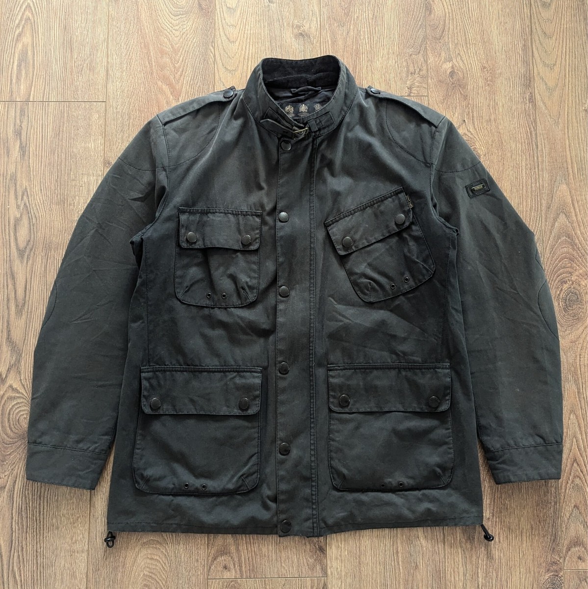 Barbour Saxony International 1958 World Tour Wax Jacket Size L