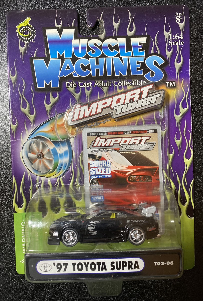 Muscle Machines Import Tuner 1997 Toyota Supra Diecast 1:64 T02-47
