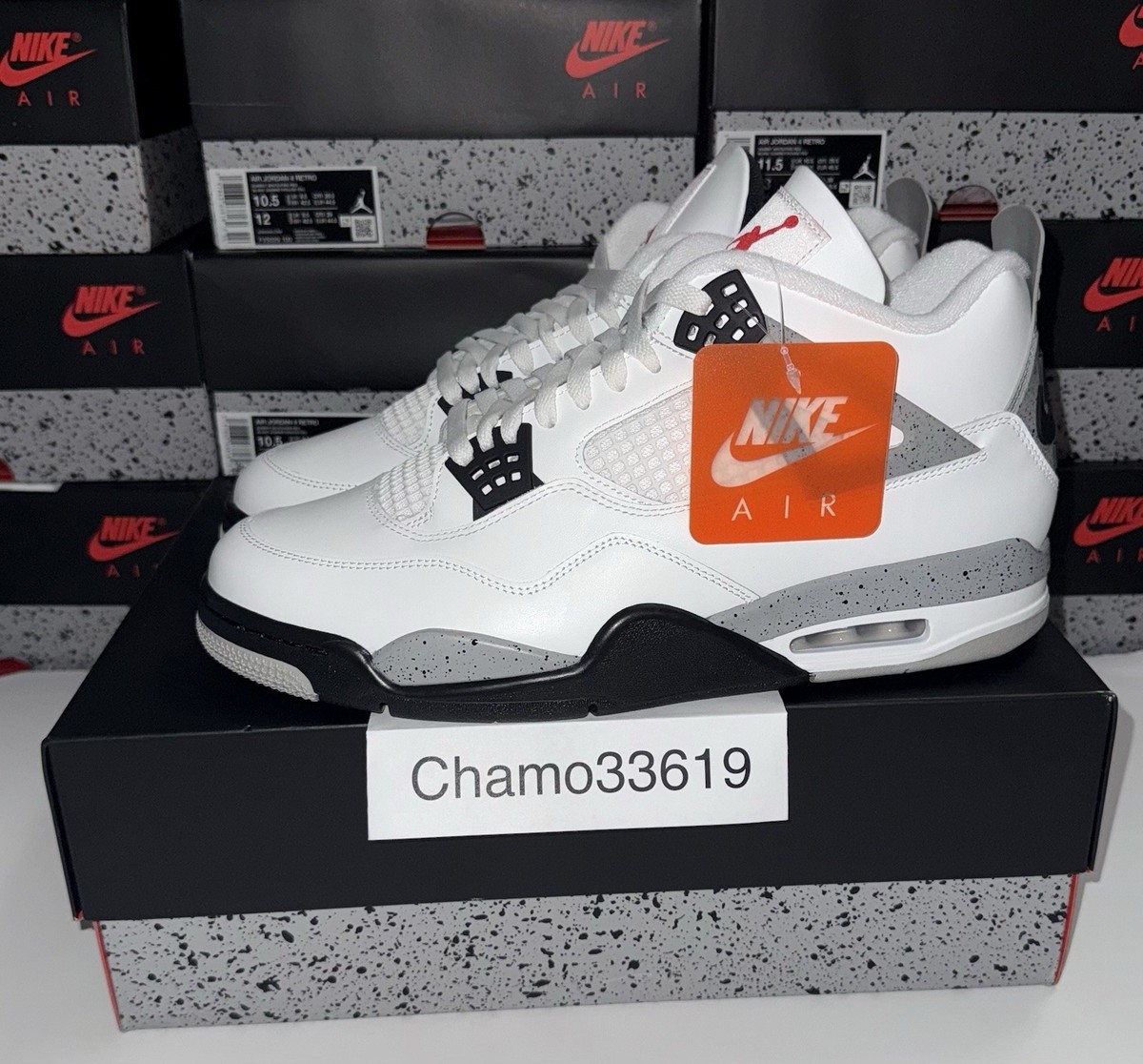 Nike Air Jordan 4 Retro White Cement 2025 - All Sizes - FV5029-100