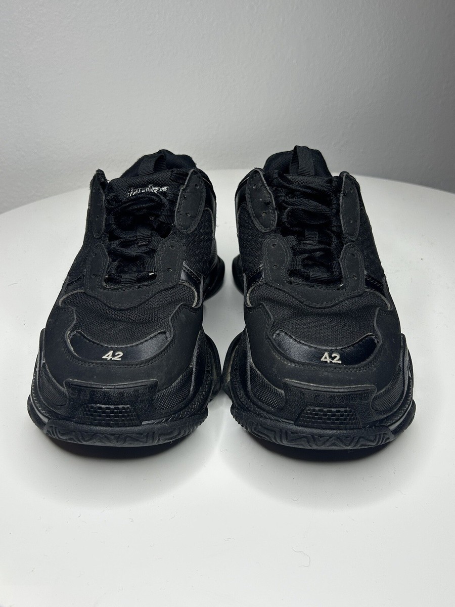 Size 8.5 - Balenciaga Triple S Sneaker Triple Black | eBay