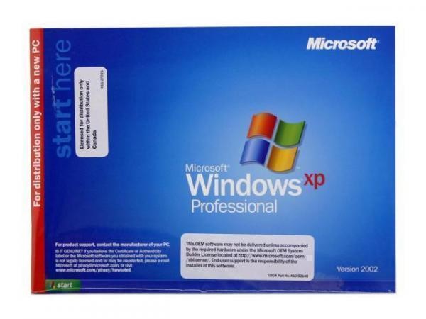 OEM Microsoft Windows XP Pro x64 Edition SP2C for System Builders