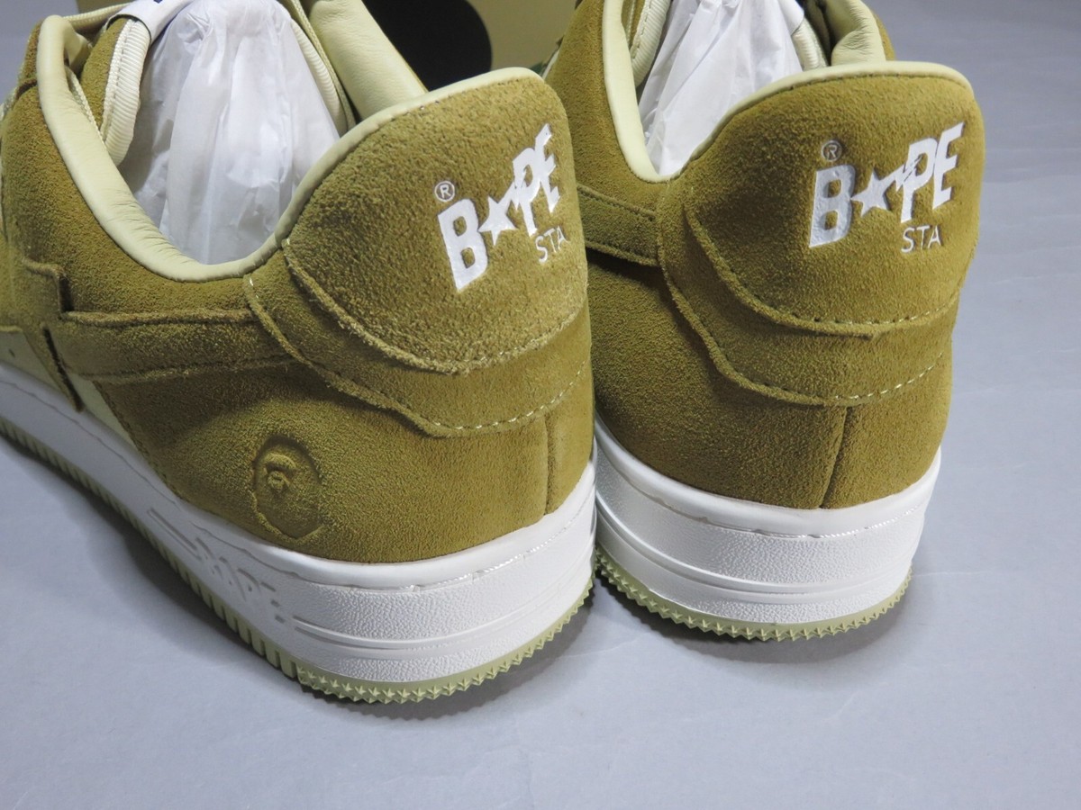 33453 bape bape bapesta beige suede BGX US12 | eBay