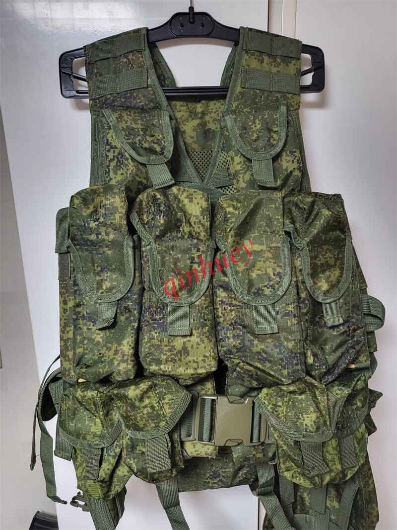 Russian Tactical Vest 6sh117 Molle Bags EMR Full Set Combat