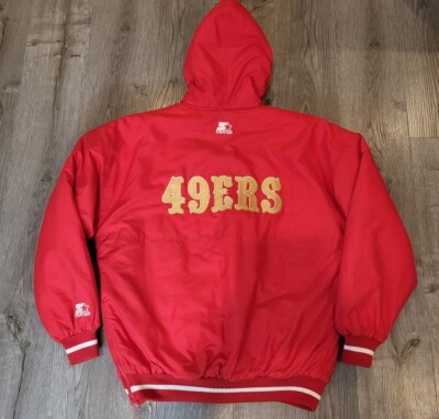 Vintage 90s NFL San Francisco 49ers Starter Zip Jacket Size Large