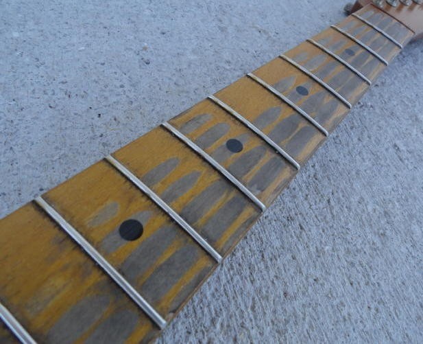 MJT Official Custom Order Vintage Aged Nitro USACG Neck Mark Jenny
