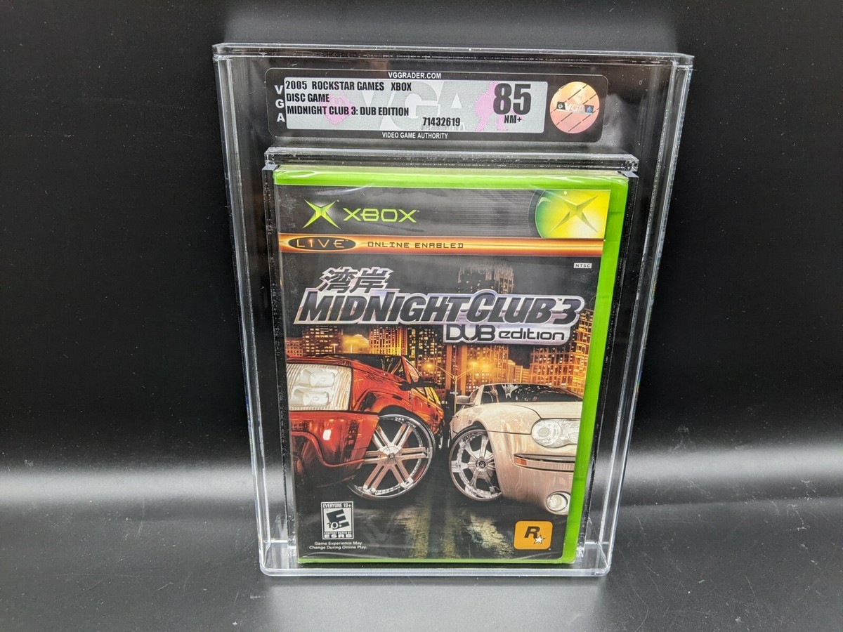 Midnight Club 3: DUB Edition Xbox VGA 85 FACTORY SEALED MINT WATA