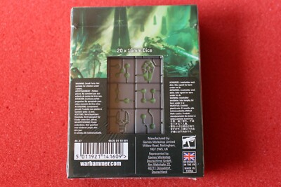 Games Workshop Warhammer 40k Necrons Dice BNIB Necron D6 Set