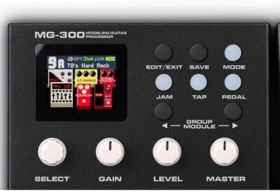 NUx MG-300 Guitar Multi-Effects Processor, Amp Modeling, TSAC-HD