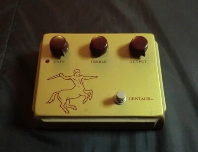 Klon Centaur Professional Overdrive Boost Pedal Gold Horsie