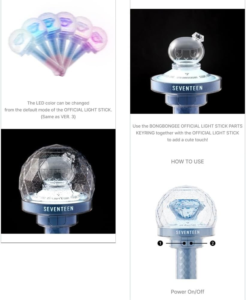 Seventeen 10th Anniversary Light Stick Official Ver. 3 | eBay