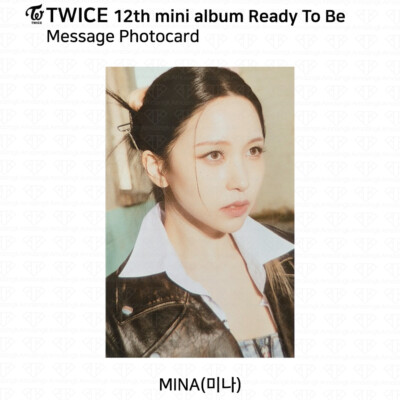 TWICE 12th Mini Album Ready To Be Photocard Message Card Poster