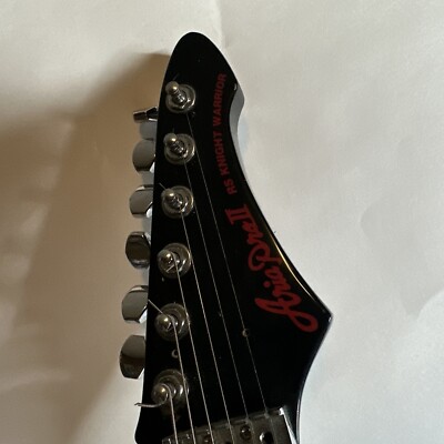 Vintage 1986 Aria Pro II RS Knight Warrior Electric Guitar~Ebony w