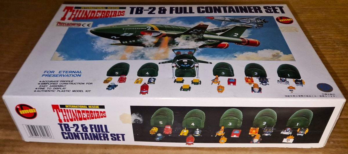 Thunderbirds Imai Thunderbird TB 2 & Full Container Set Model Kit