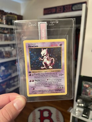 Pokémon TCG Mewtwo Base Set 10/102 Holo 1st Edition Holo Rare
