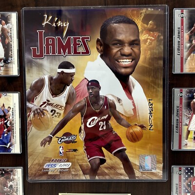 LeBron James Cavs Framed 15x18 Plaque 2004 NBA ROY /2003 Limited