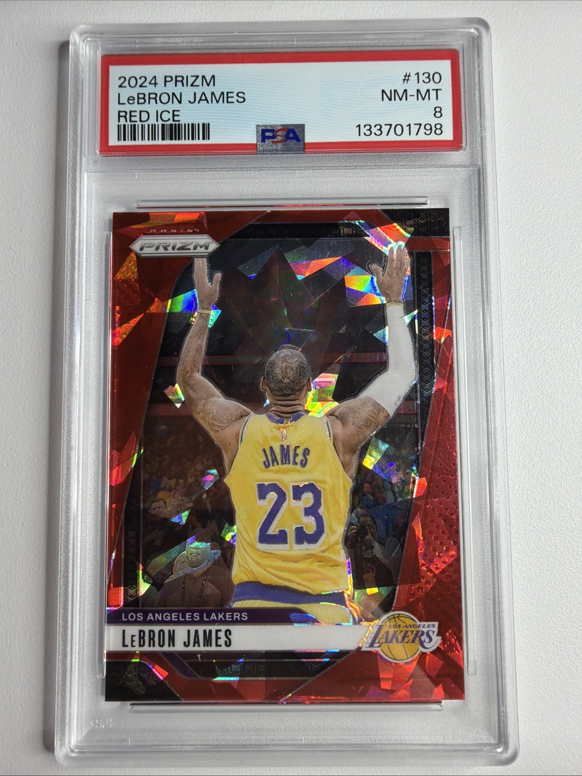 LeBron James 2024 Prizm #130 Red Ice Price Guide - Sports Card