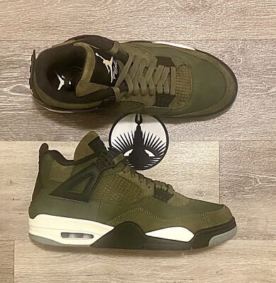 Nike Air Jordan 4 Retro SE Craft 'Medium Olive' FB9927-200 Men's 9