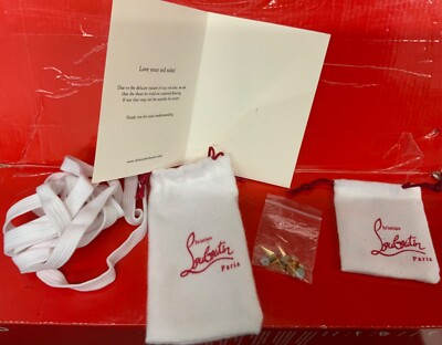 Christian Louboutin Pik Pik Orlato Flat Multi Hightop Size 45 Red