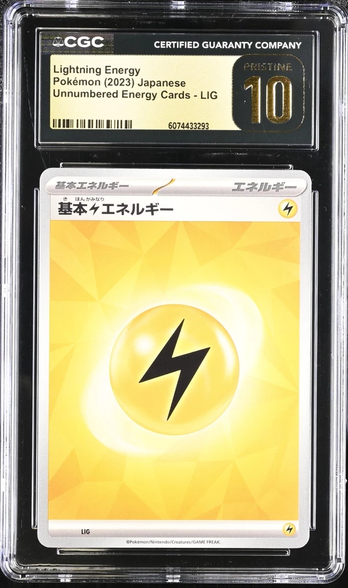 Energy Pokémon TCG Grade 10 Japanese Individual Collectible Card