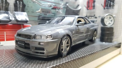 Hotworks 1/24 NISSAN SKYLINE GT-R V-SPEC II NISMO Z-TUNE R34 GREY