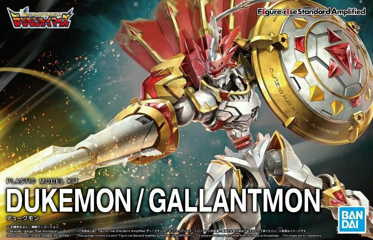 BANDAI Figure Rise Standard Digimon Dukemon / Gallantmon Amplified