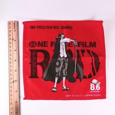 Shanks One Piece Film Red × Hotto Motto Original Hand Towel