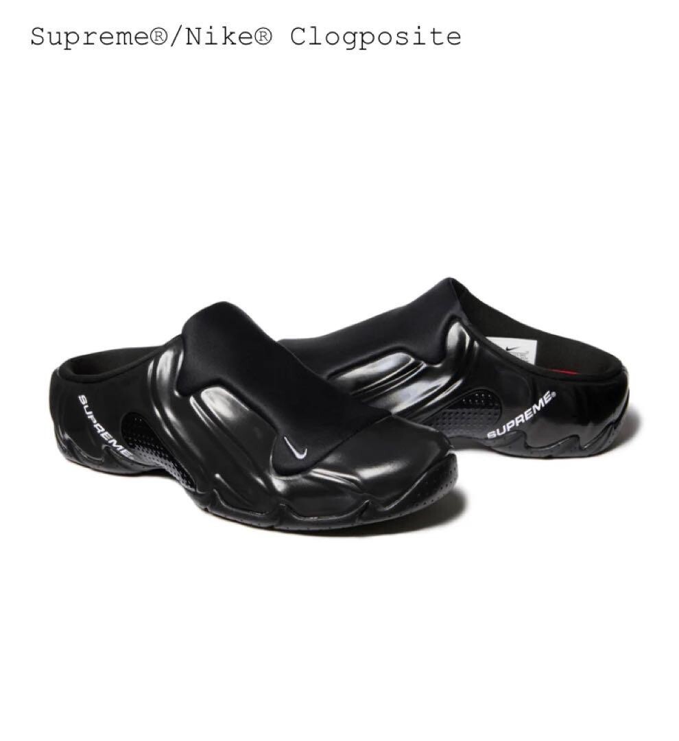 Supreme Nike Clogposite SP HJ6215-001 Black FW24 Week3 Men's [US 6