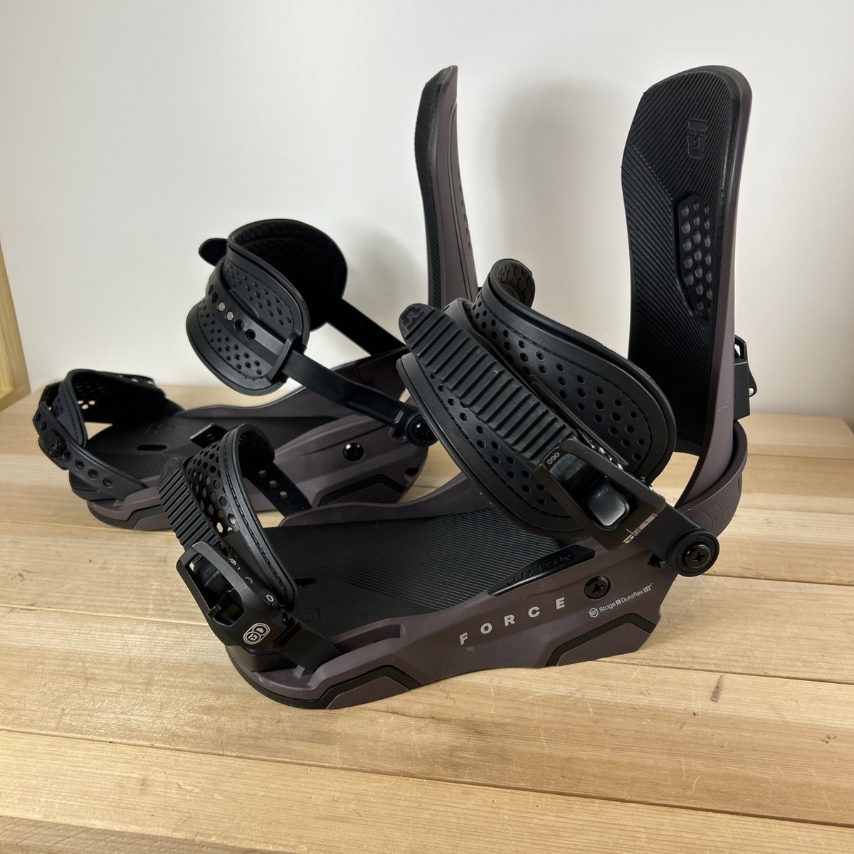 Union Force Snowboard Bindings Used Size M Brown #EM106 | eBay