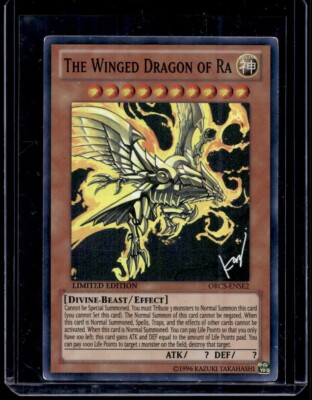 1996 Yu-Gi-Oh The Winged Dragon Of Ra Limited Edition ORCS-ENSE2