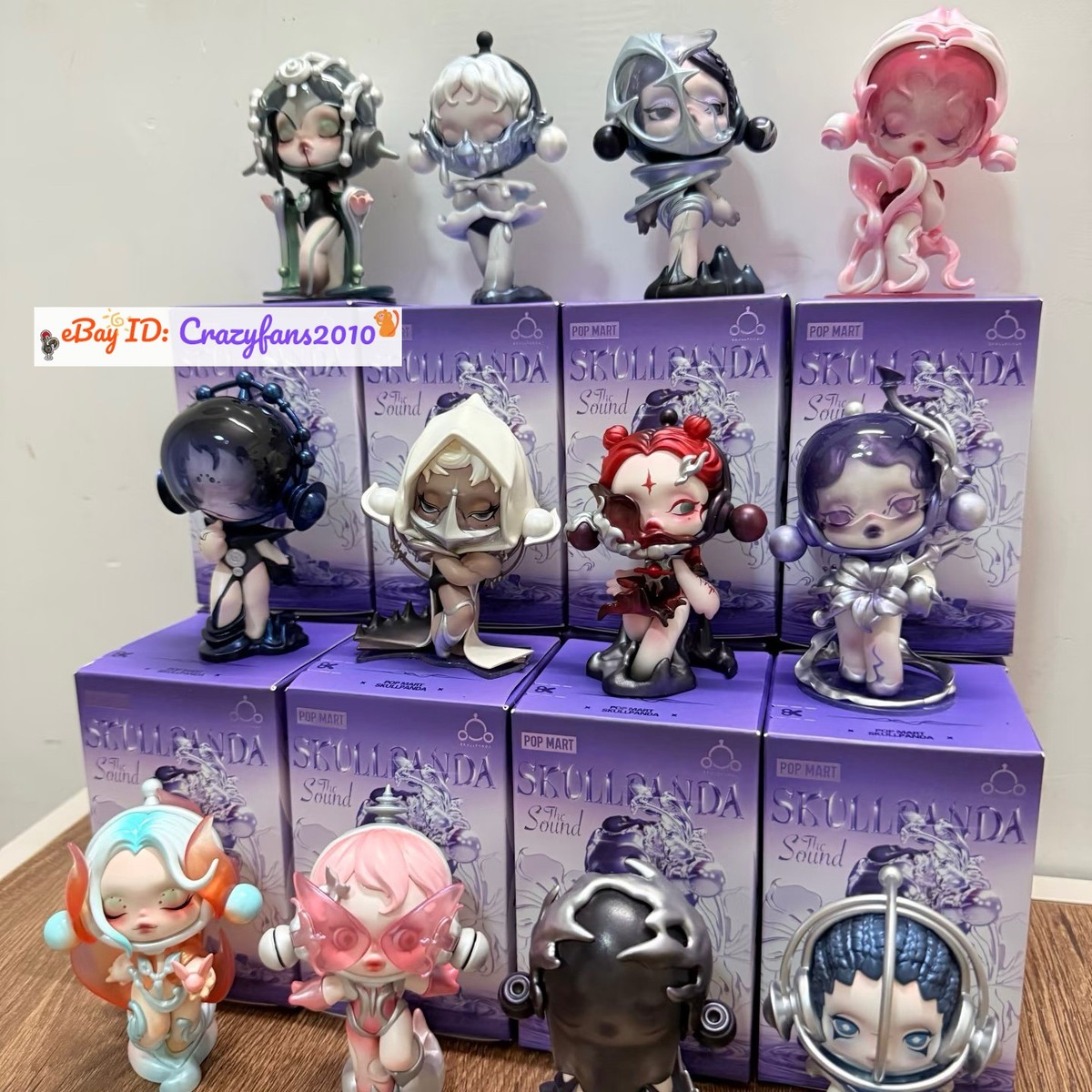 POP MART Skullpanda The Sound Series Confirmed Blind Box Figure