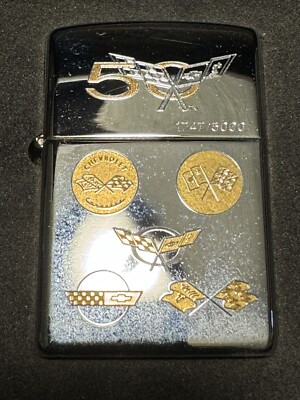 50th Anniversary Corvette Zippo Lighter | eBay