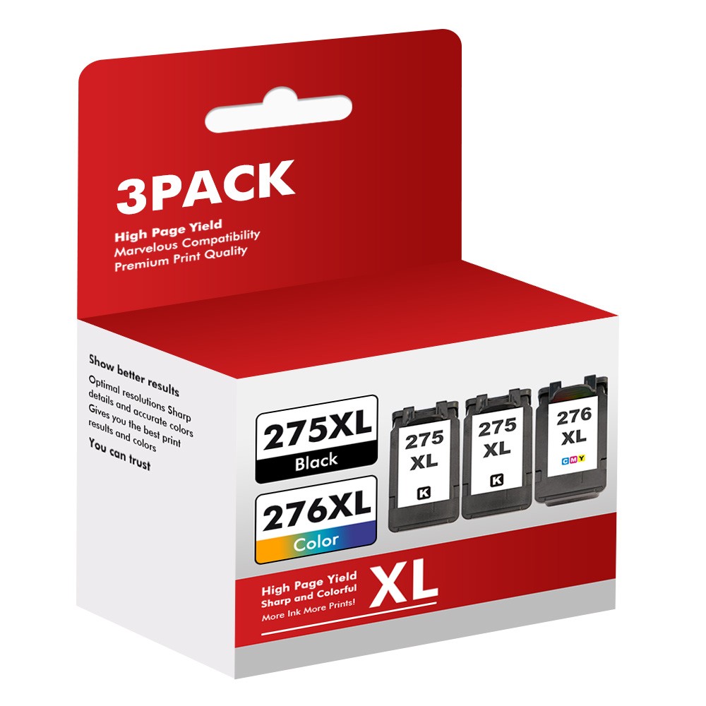 PG-275XL CL-276XL Ink Cartridges for Canon Pixma TS3700 Series