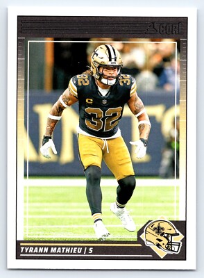 2024 Panini Score #202 Tyrann Mathieu New Orleans Saints Football