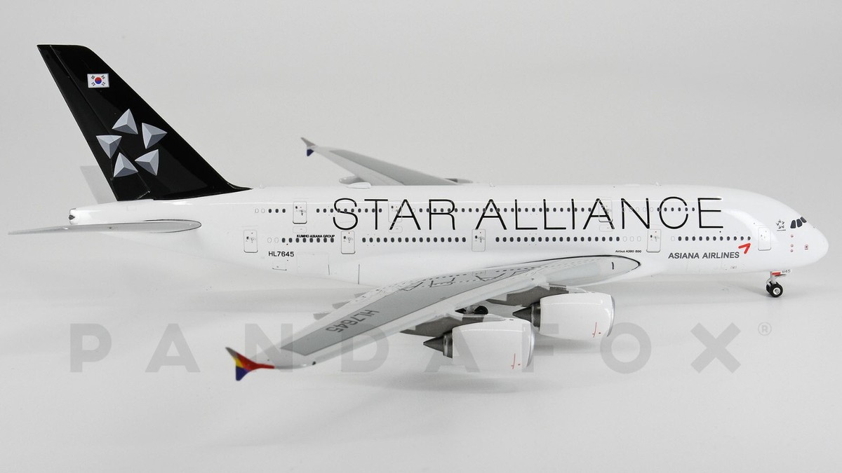 Asiana Airlines Airbus A380 HL7645 Star Alliance Phoenix 11795