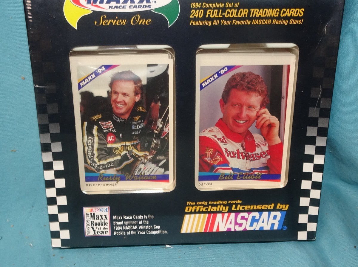 NASCAR 1994 Complete Set of 240 Cards Series One Maxx Race for