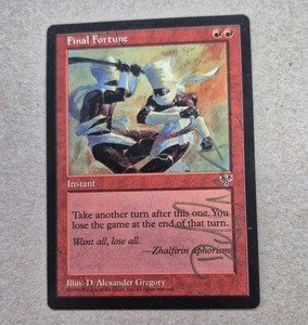 Mtg Final Fortune Foil for sale | eBay