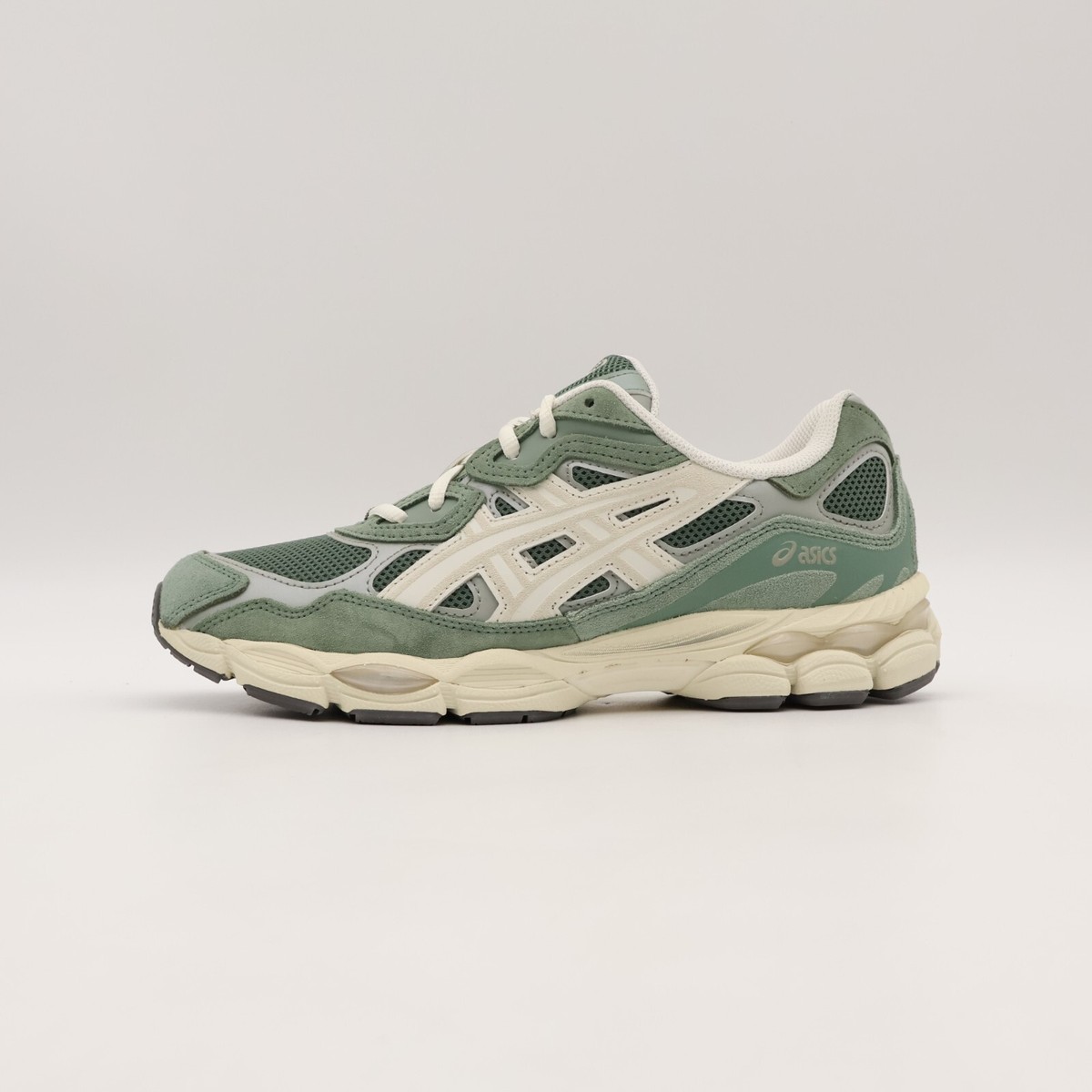 1203A383-302 Asics Gel-NYC Ivy Smoke Grey Khaki Forret Green White